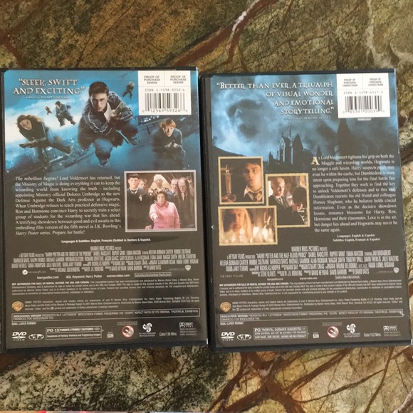 Harry Potter Books 5&6 + matching DVDs: Order of Phoenix / Half Blood Prince - Picture 3 of 16